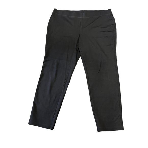 INC International Concepts Black Knit Legging Pants size 22W - Picture 3 of 8